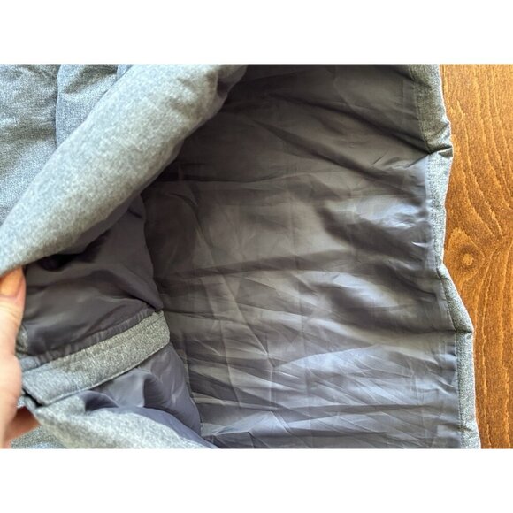 Old Navy Men’s Gray Puffer Vest Size XXL Full Zip Quilted Sleeveless Jacket NWOT - Picture 9 of 11